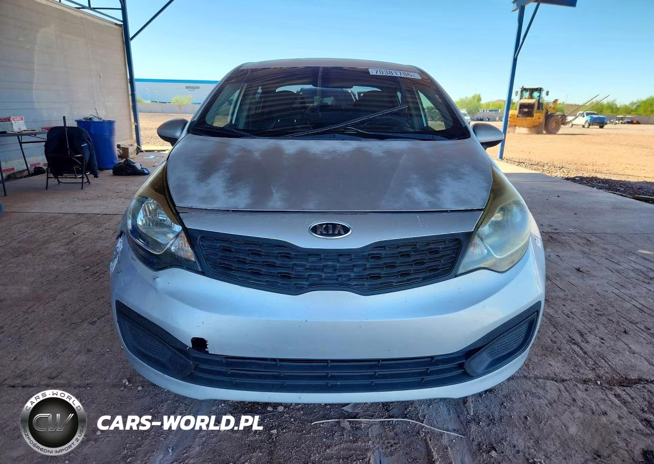 2012 Kia Rio Lx VIN:KNADM4A30C6090450 - 5