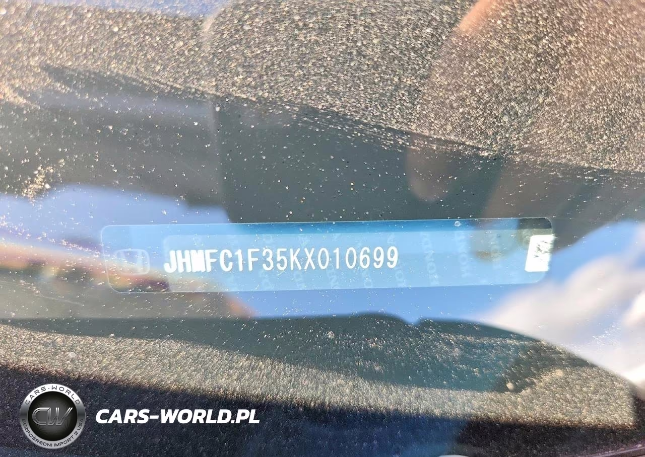 2019 Honda Civic Ex VIN:JHMFC1F35KX010699 - 12