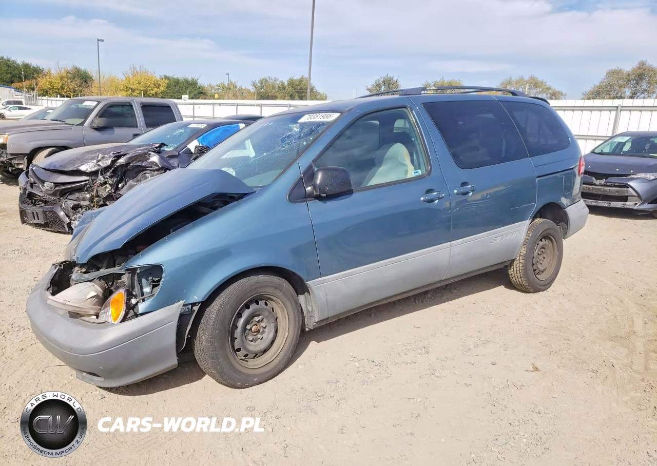 2001 Toyota Sienna Le VIN:4T3ZF13C11U340322 - 1
