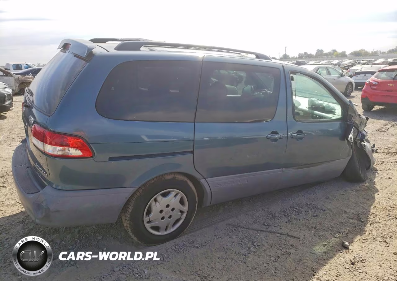 2001 Toyota Sienna Le VIN:4T3ZF13C11U340322 - 3