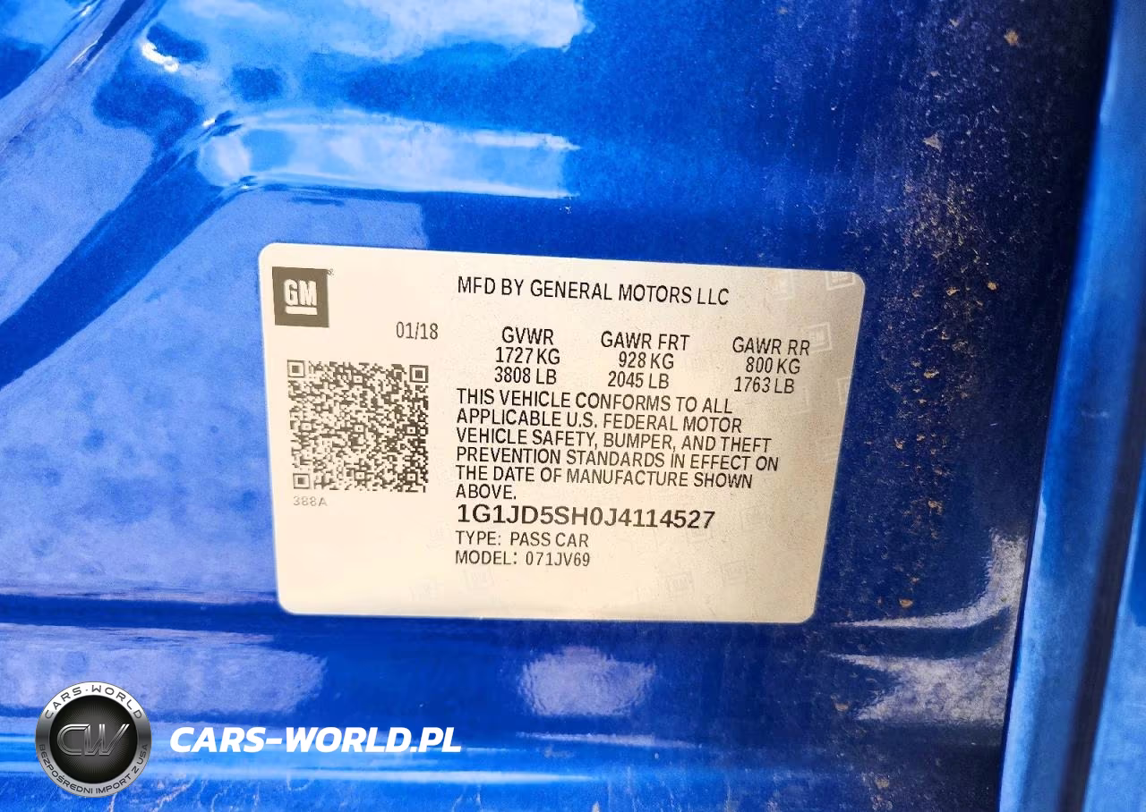 2018 Chevrolet Sonic Lt VIN:1G1JD5SH0J4114527 - 12