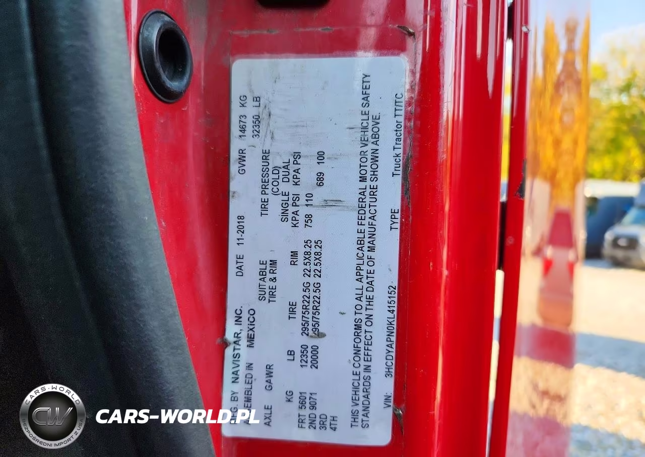 2019 International Lt625 Semi Truck VIN:3HCDYAPN0KL415152 - 12