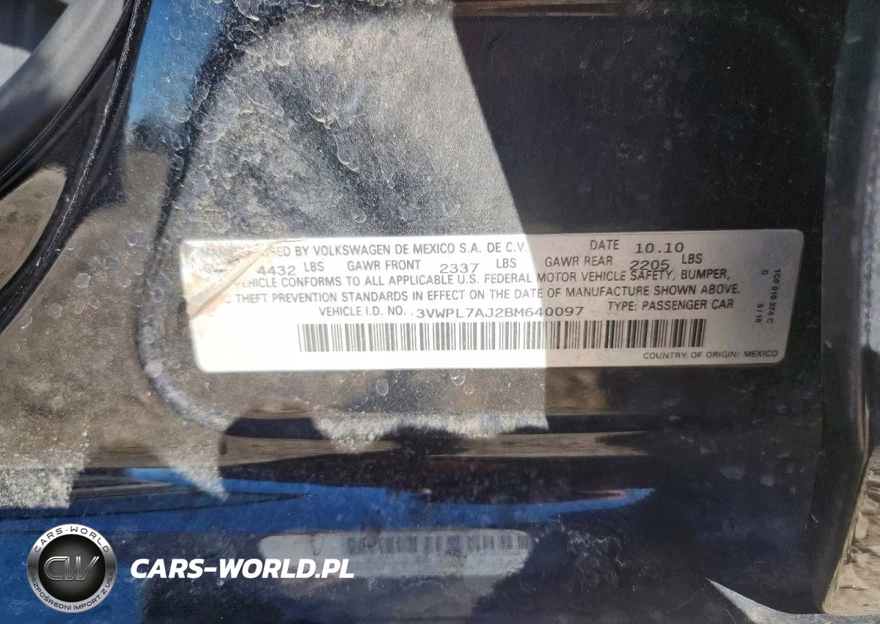2011 Volkswagen Jetta Tdi VIN:3VWPL7AJ2BM640097 - 12