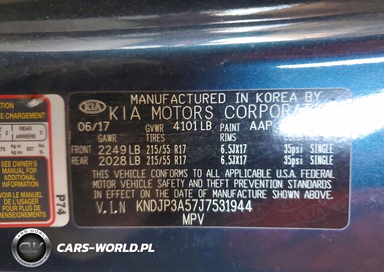 KIA SOUL + VIN:KNDJP3A57J7531944 - 12