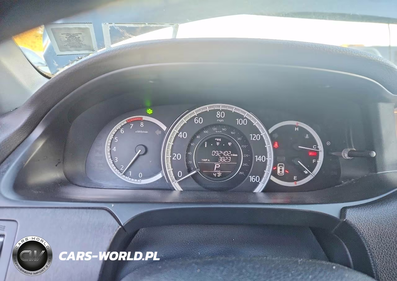 2013 Honda Accord Exl VIN:1HGCR2F82DA114367 - 9