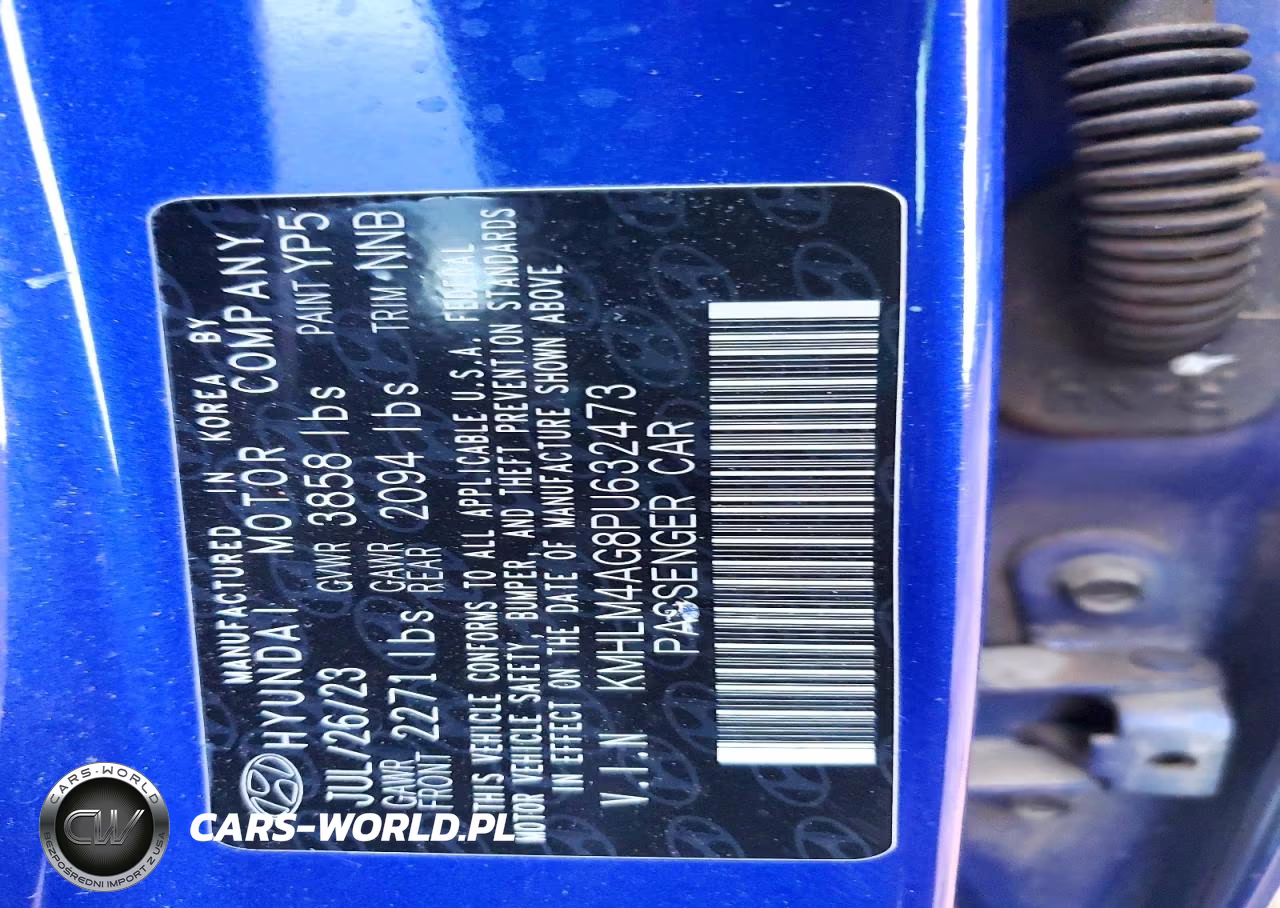 2023 Hyundai Elantra Sel VIN:KMHLM4AG8PU632473 - 12