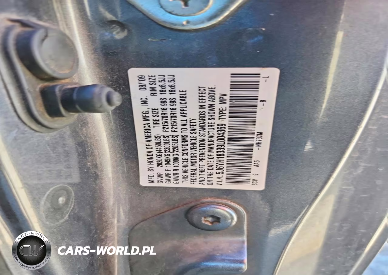 2009 Honda Element Lx VIN:5J6YH18339L004369 - 12