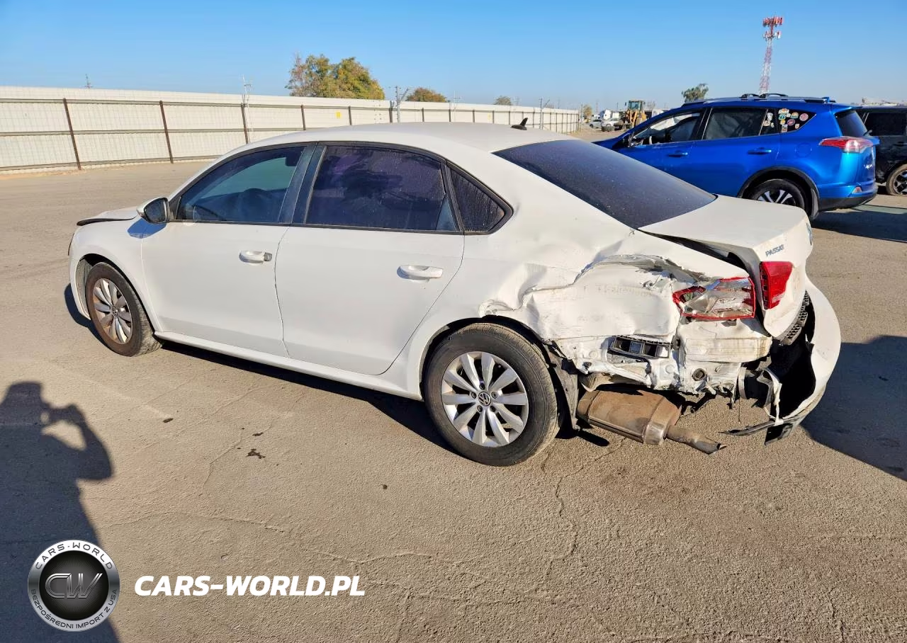 2012 Volkswagen Passat VIN:1VWAP7A30CC103226 - 2