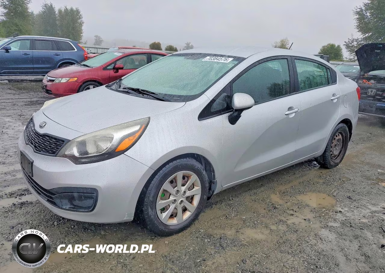 2013 Kia Rio Lx VIN:KNADM4A36D6172913 - 1