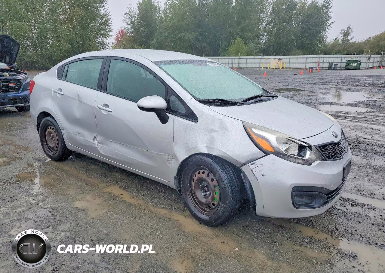 2013 Kia Rio Lx VIN:KNADM4A36D6172913 - 4