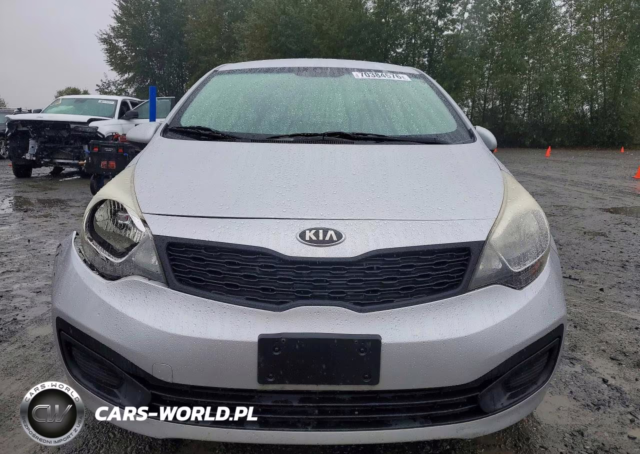2013 Kia Rio Lx VIN:KNADM4A36D6172913 - 5