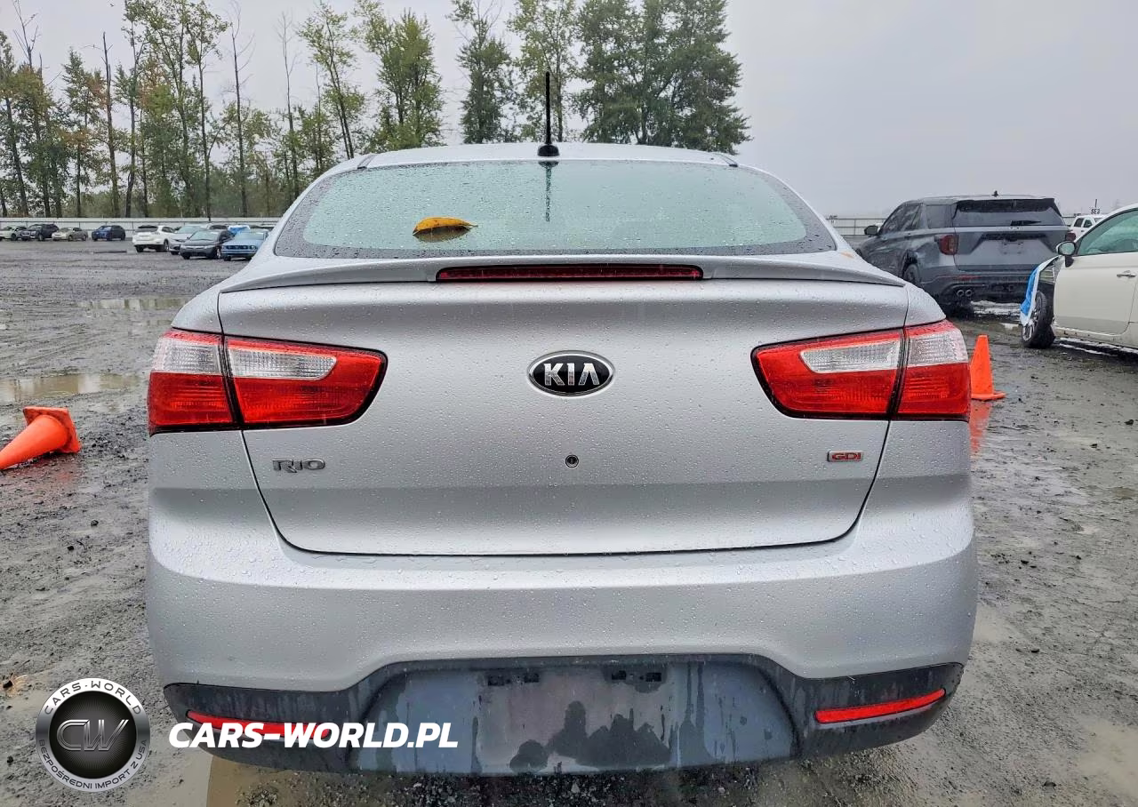 2013 Kia Rio Lx VIN:KNADM4A36D6172913 - 6