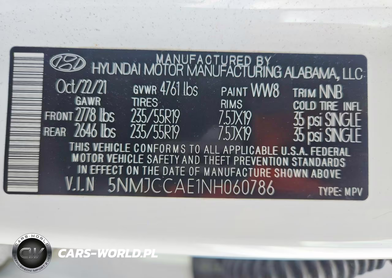 2022 Hyundai Tucson Sel VIN:5NMJCCAE1NH060786 - 13