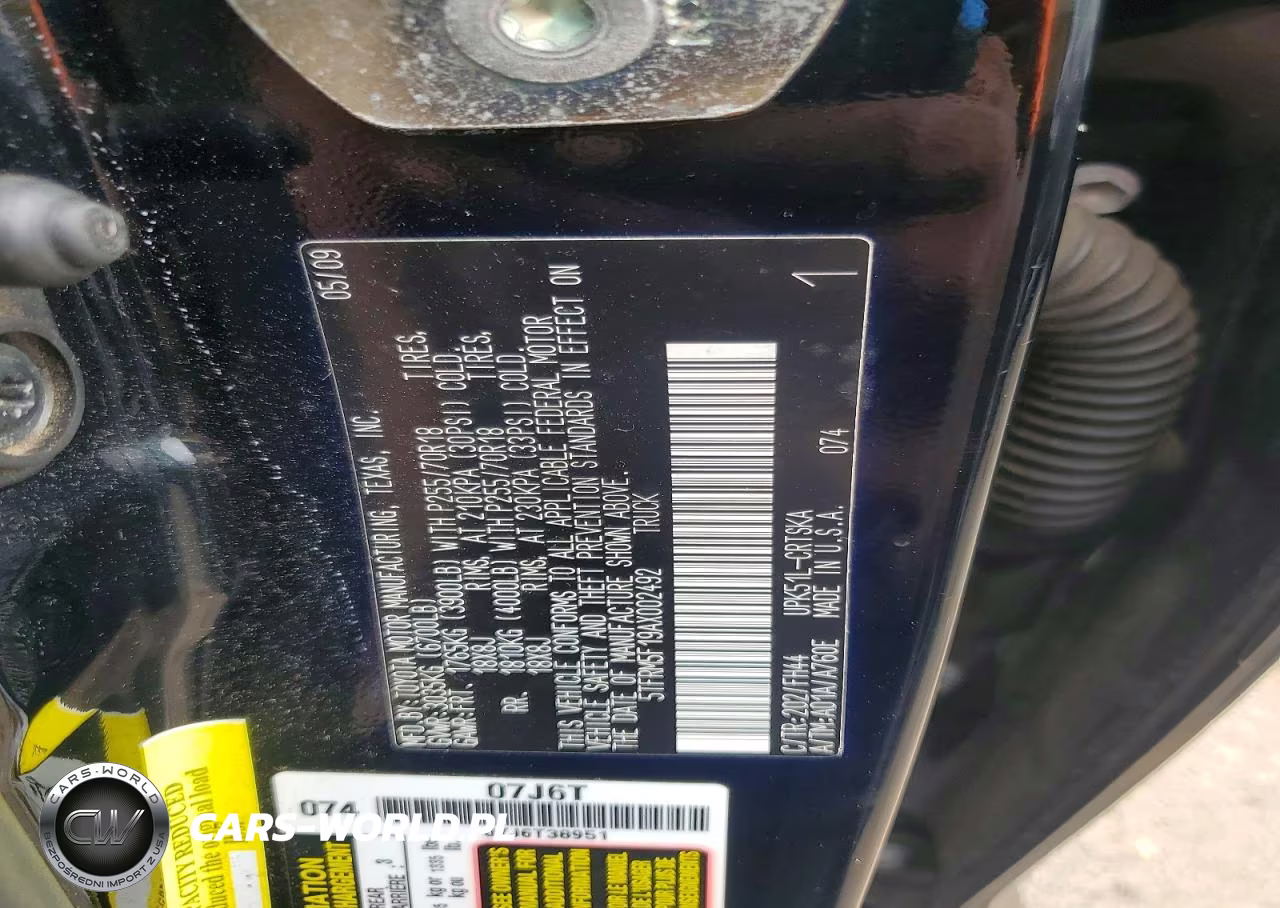 2010 Toyota Tundra Double Cab Sr5 VIN:5TFRM5F19AX002492 - 12