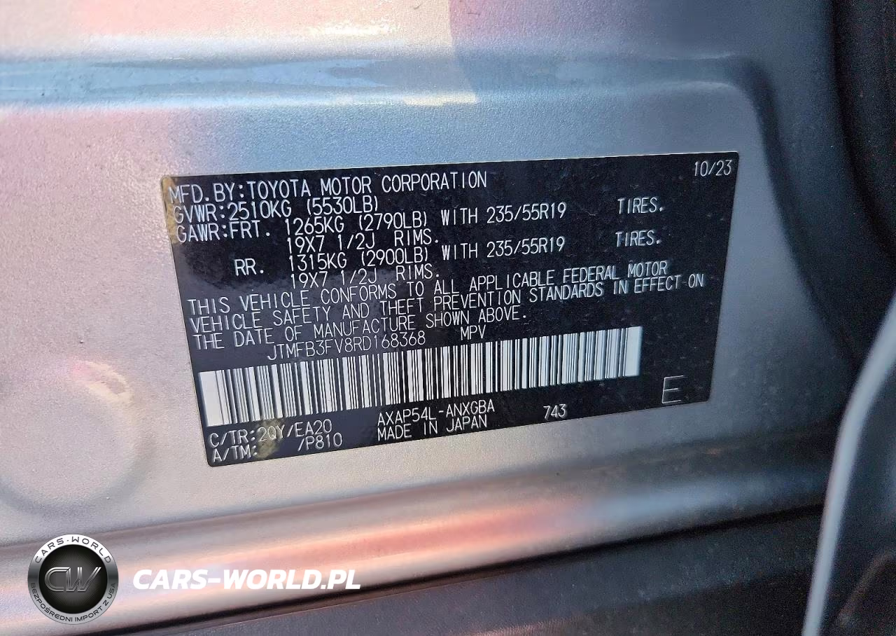2024 Toyota Rav4 Prime Xse VIN:JTMFB3FV8RD168368 - 14