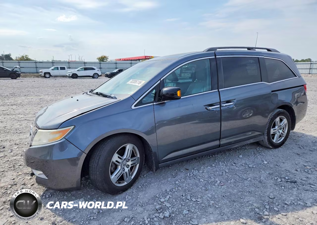 2011 Honda Odyssey Touring VIN:5FNRL5H98BB009578 - 1
