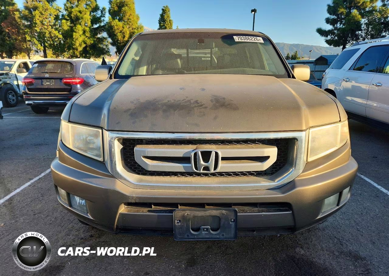 2009 Honda Ridgeline Rtl VIN:5FPYK16589B106675 - 5