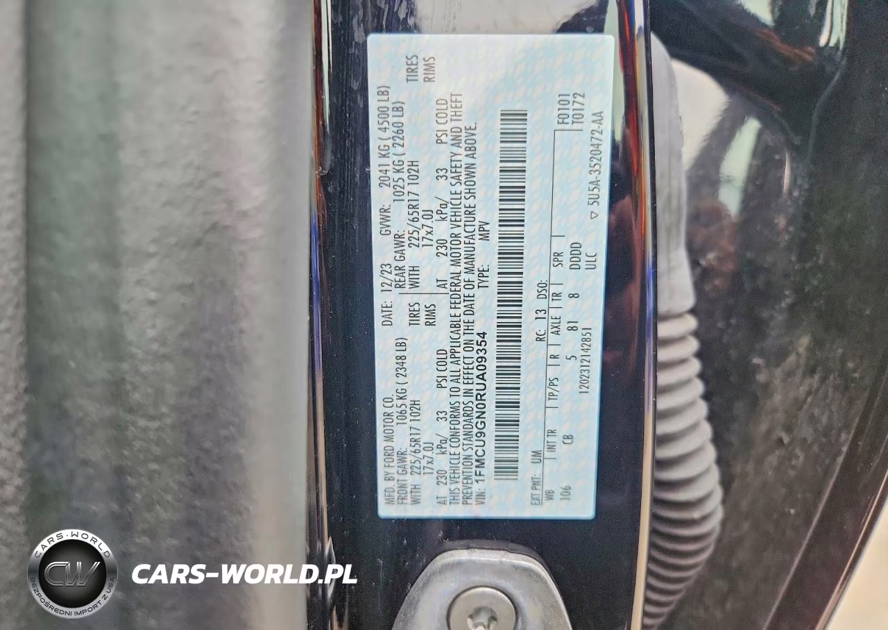 2024 Ford Escape Active VIN:1FMCU9GN0RUA09354 - 14