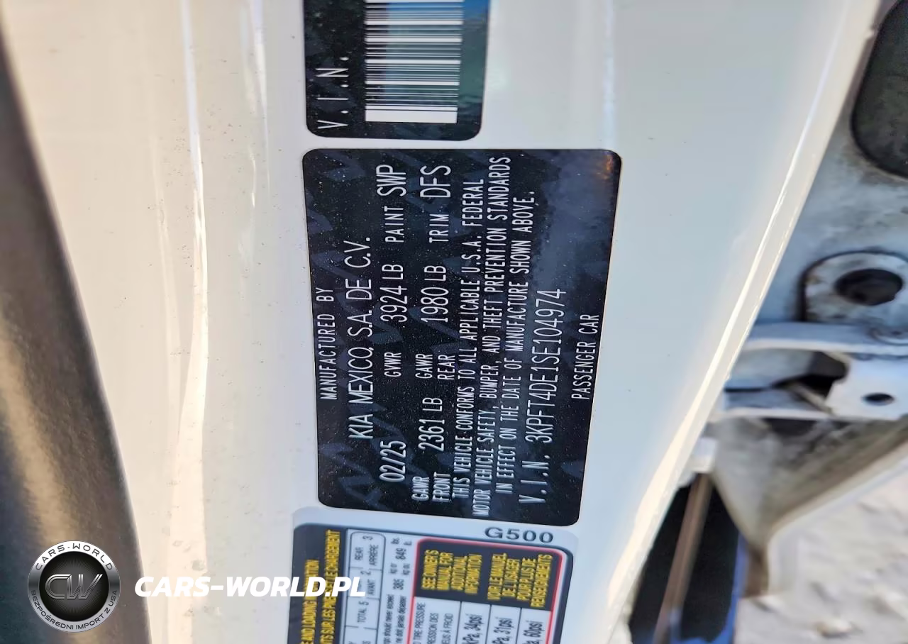 2025 Kia K4 Lxs VIN:3KPFT4DE1SE104974 - 13