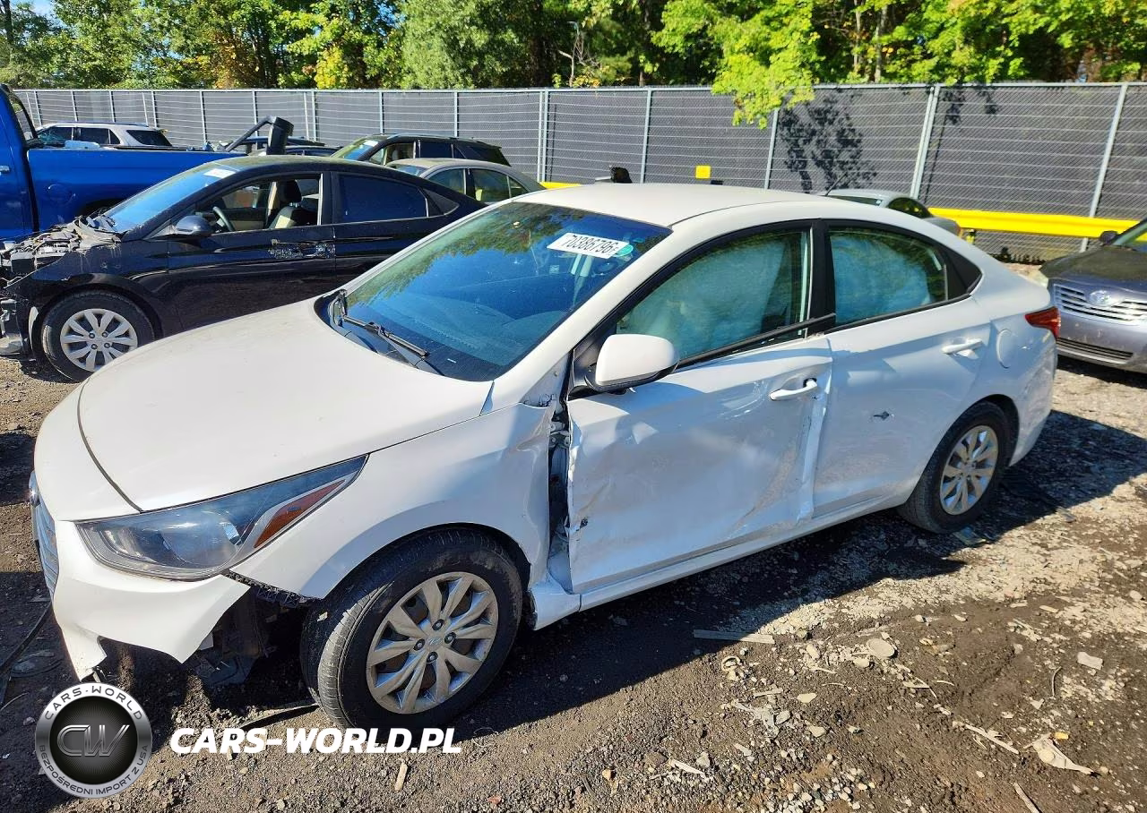 2019 Hyundai Accent Se VIN:3KPC24A33KE076412 - 1