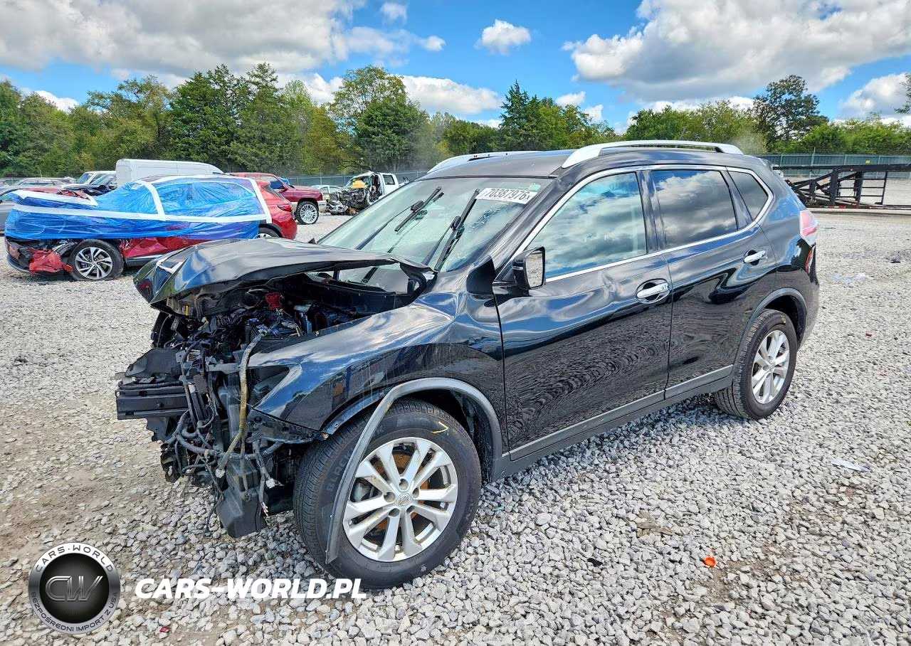 2016 Nissan Rogue Sv VIN:KNMAT2MT7GP702149 - 1