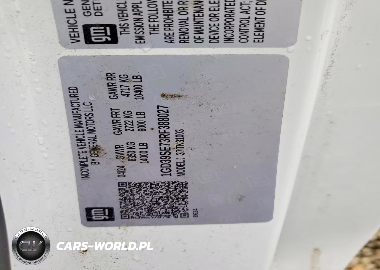 2024 GMC Sierra K3500 Dump Truck VIN:1GD39SE73RF388027 - 12