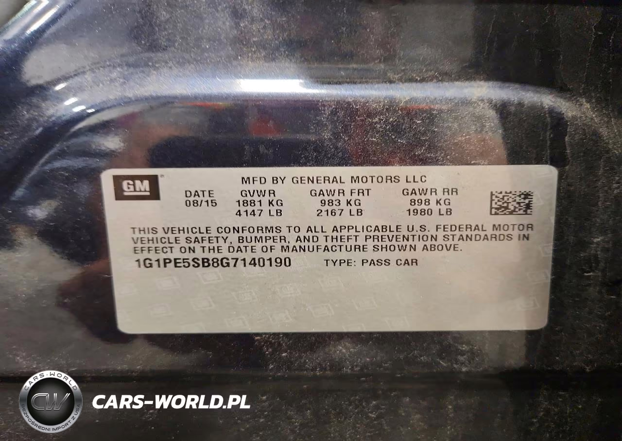2016 Chevrolet Cruze Limited Lt VIN:1G1PE5SB8G7140190 - 12