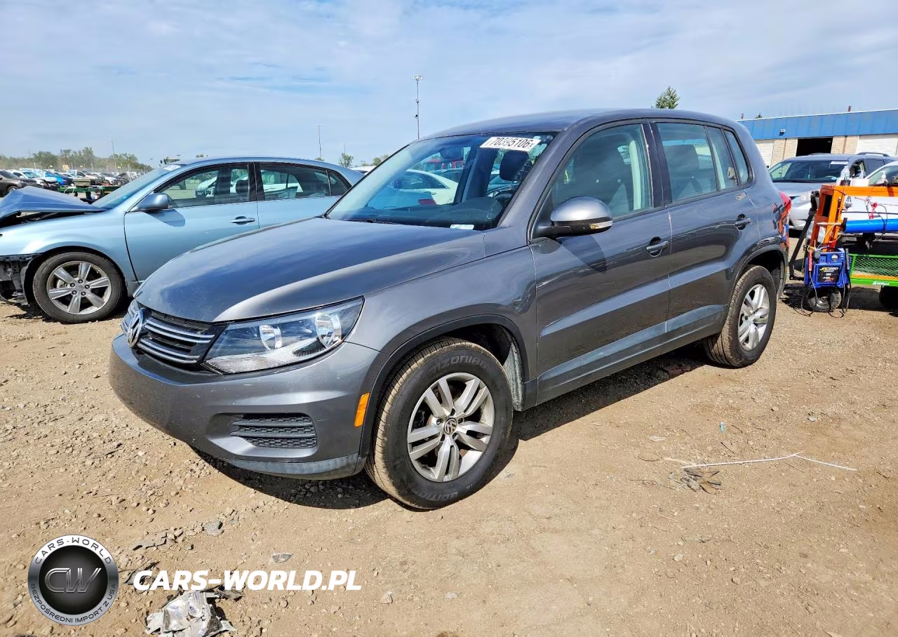 2012 Volkswagen Tiguan S VIN:WVGAV7AX6CW004335 - 1
