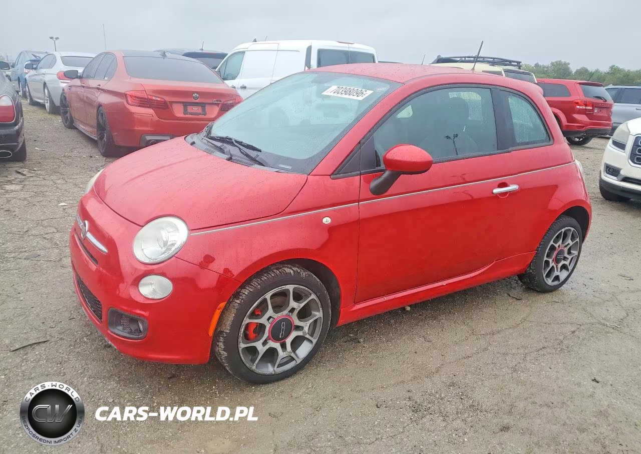 2012 Fiat 500 Sport VIN:3C3CFFBR4CT109938 - 1
