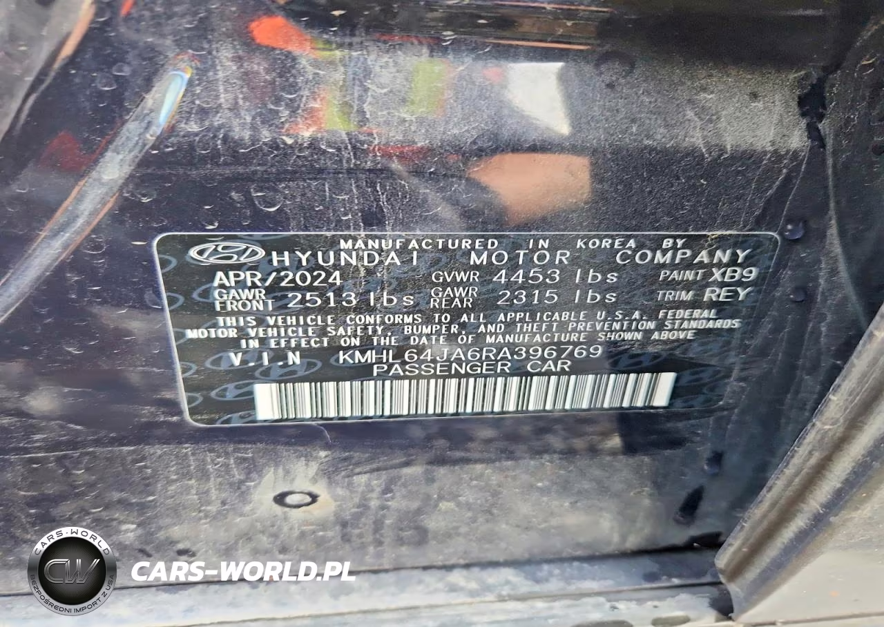 2024 Hyundai Sonata Sel VIN:KMHL64JA6RA396769 - 12