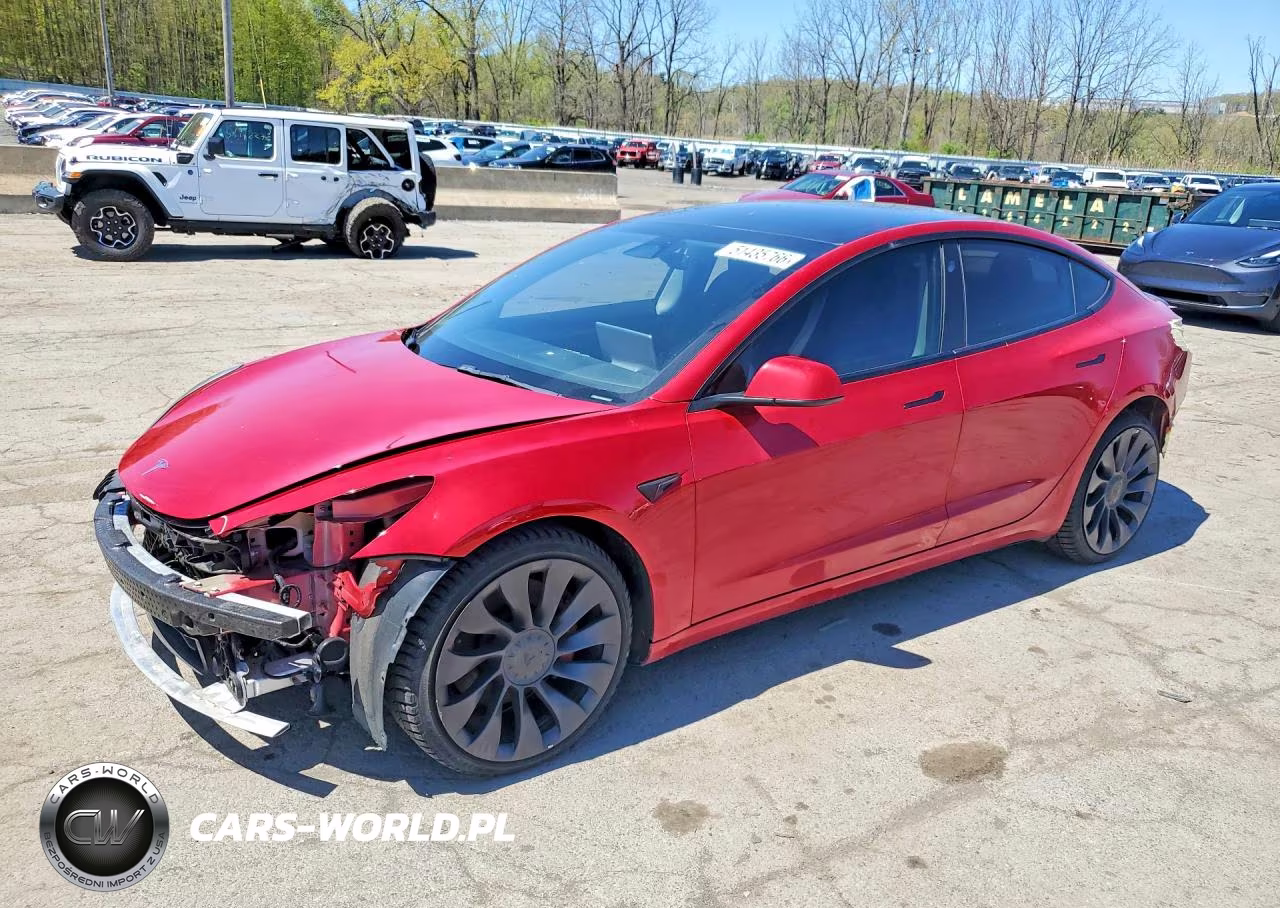 2022 Tesla Model 3 VIN:5YJ3E1EC1NF345117 - 1