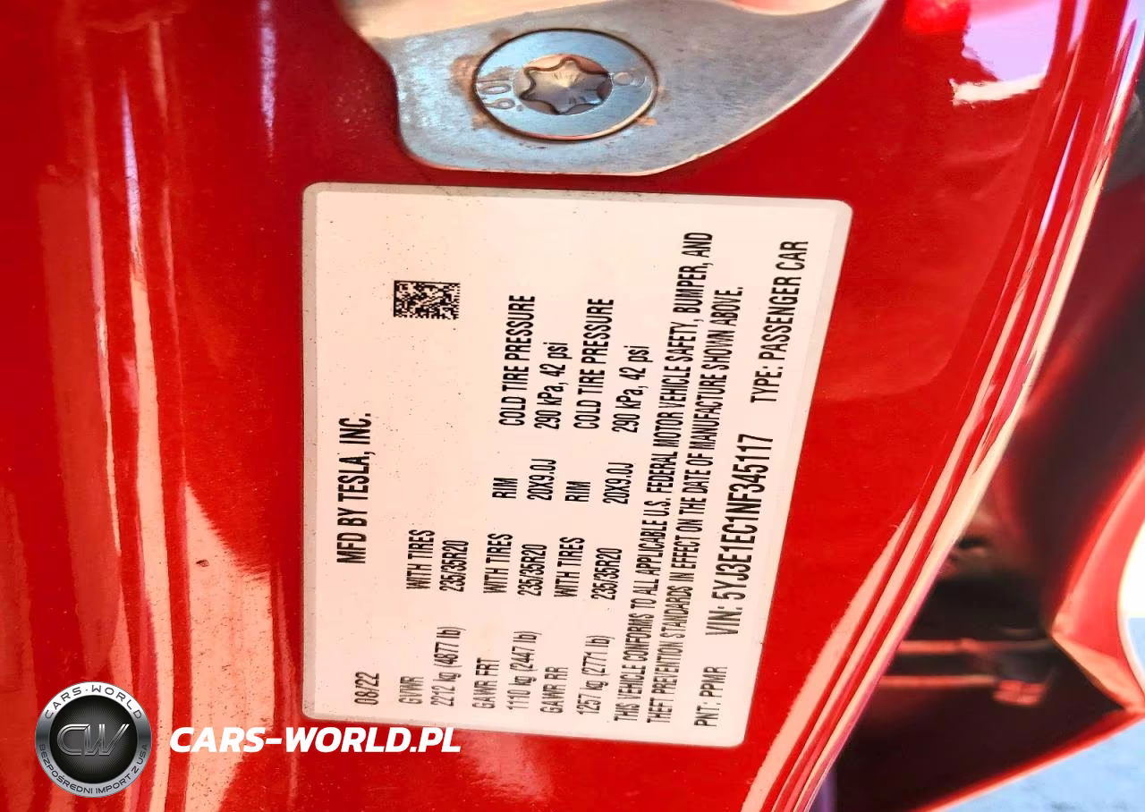 2022 Tesla Model 3 VIN:5YJ3E1EC1NF345117 - 13