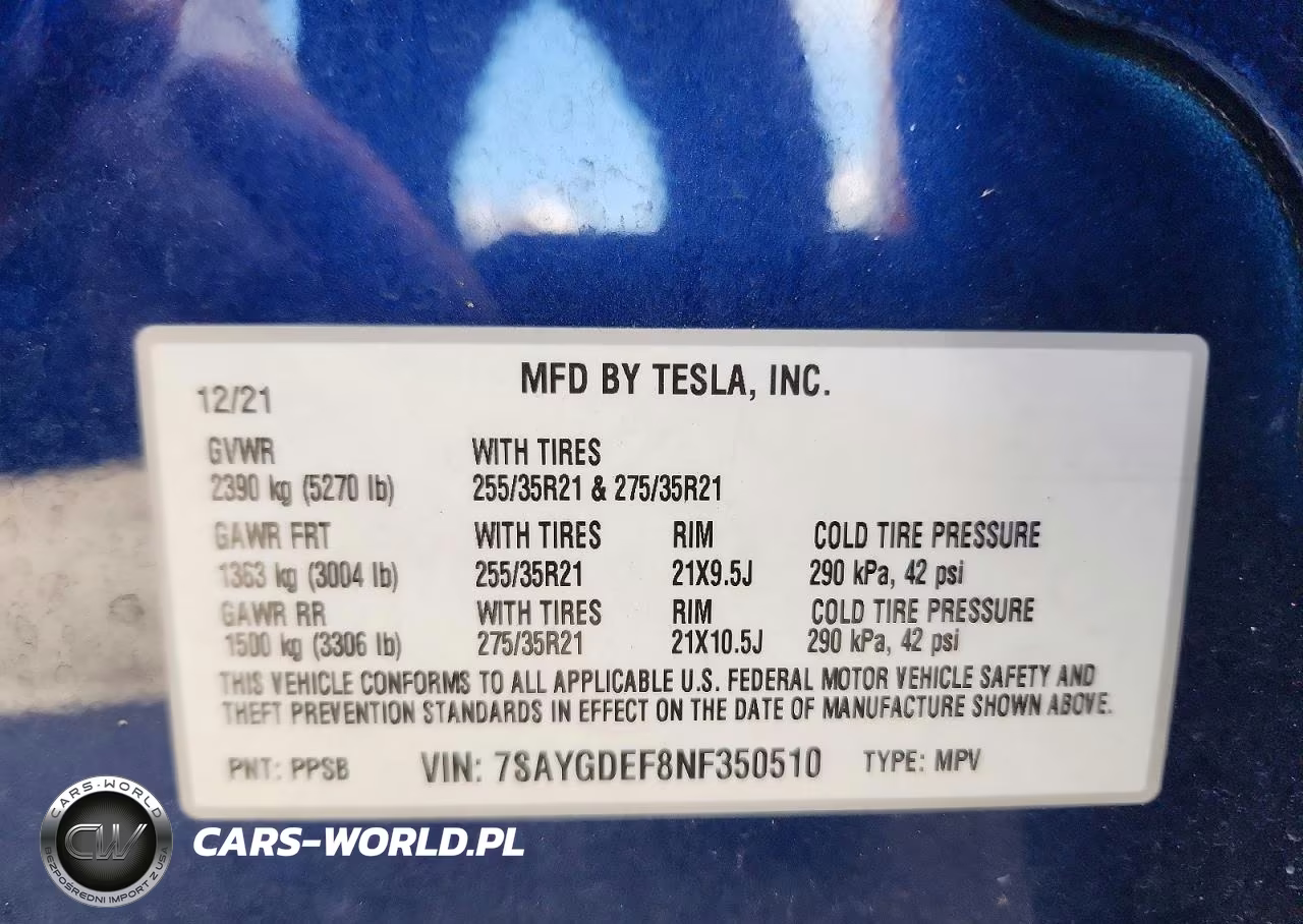 2022 Tesla Model Y VIN:7SAYGDEF8NF350510 - 13