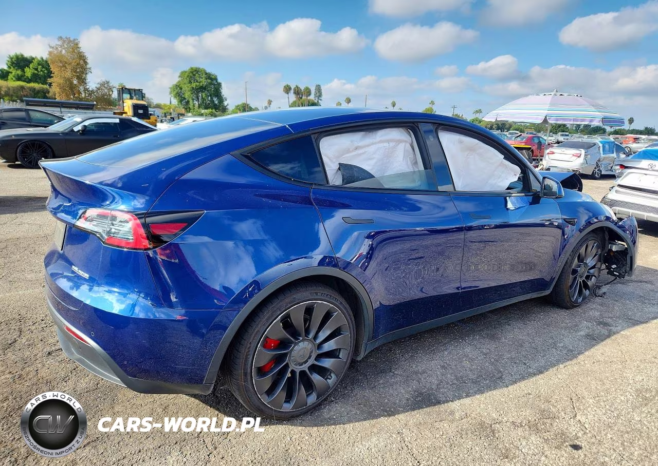 2022 Tesla Model Y VIN:7SAYGDEF8NF350510 - 3