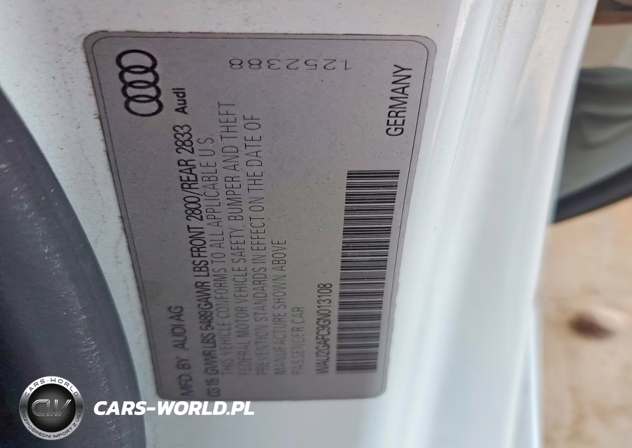 2016 Audi A7 Prestige VIN:WAU2GAFC9GN013108 - 12