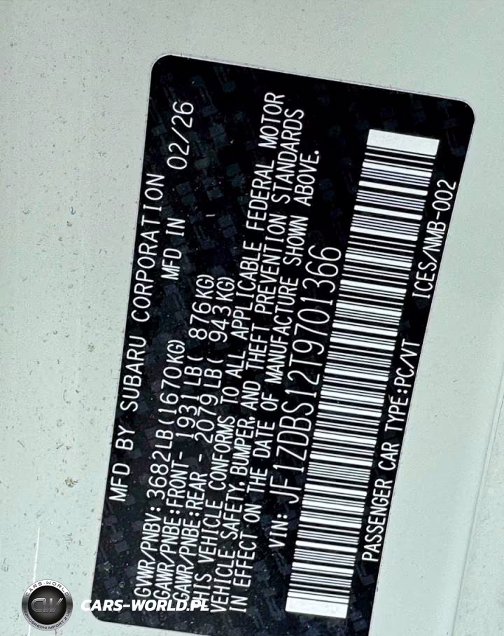 2026 Subaru Brz Ts VIN:JF1ZDBS12T9701366 - 10