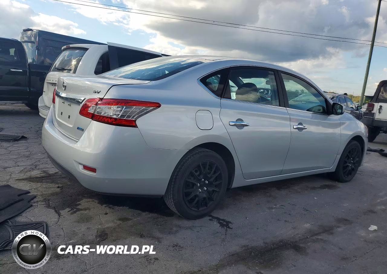 2013 Nissan Sentra Sv VIN:1N4AB7AP0DN903136 - 3