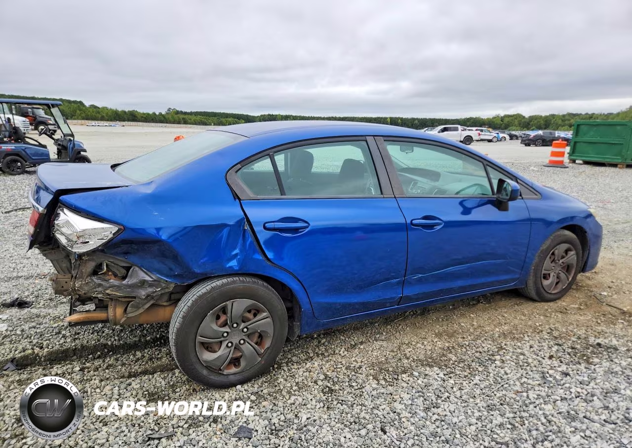 2014 Honda Civic Lx VIN:2HGFB2F51EH528833 - 3