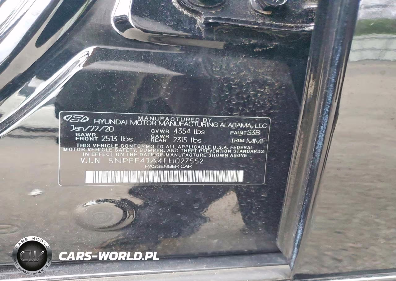2020 Hyundai Sonata Sel VIN:5NPEF4JA4LH027552 - 13