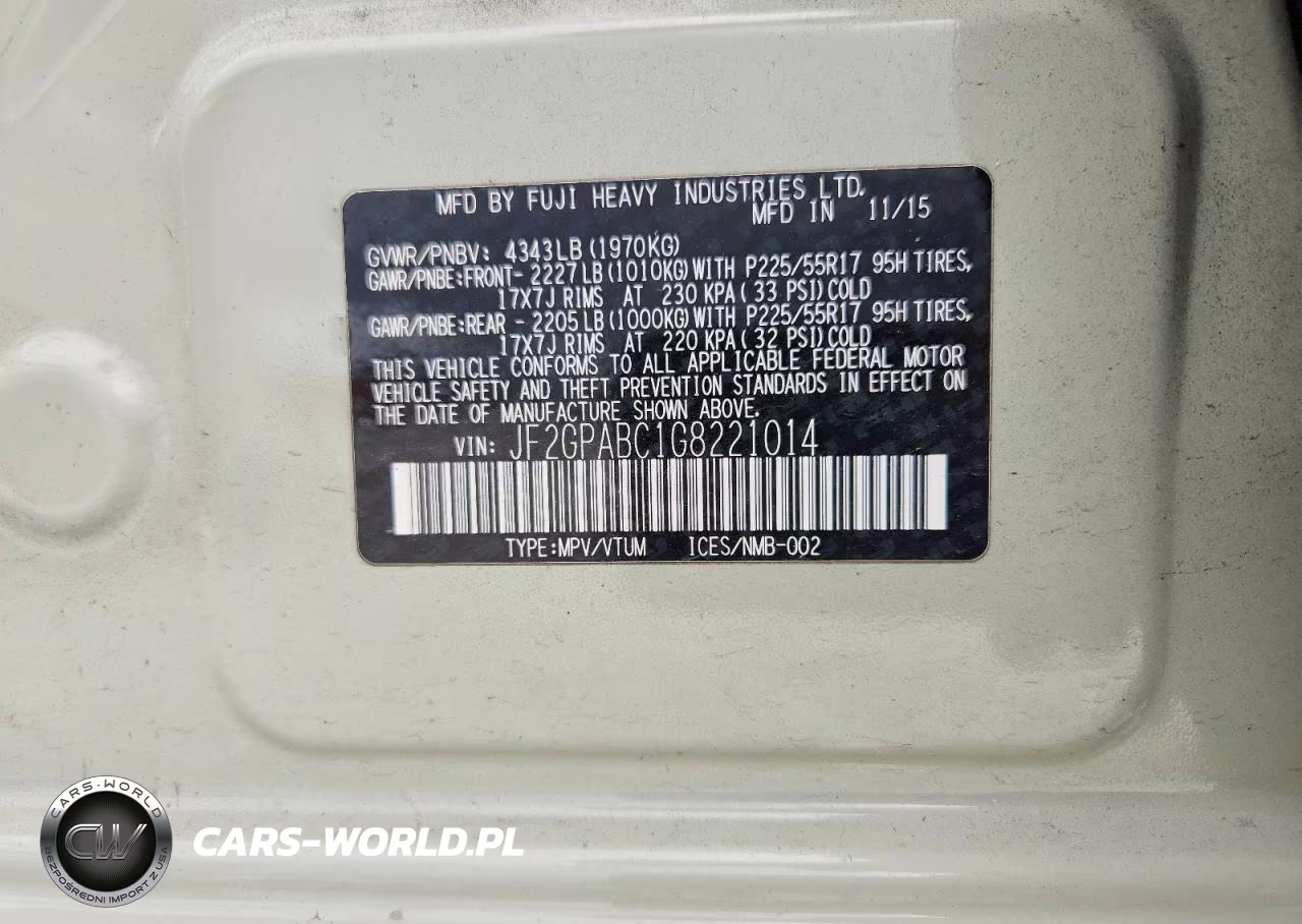 2016 Subaru Crosstrek Premium VIN:JF2GPABC1G8221014 - 13