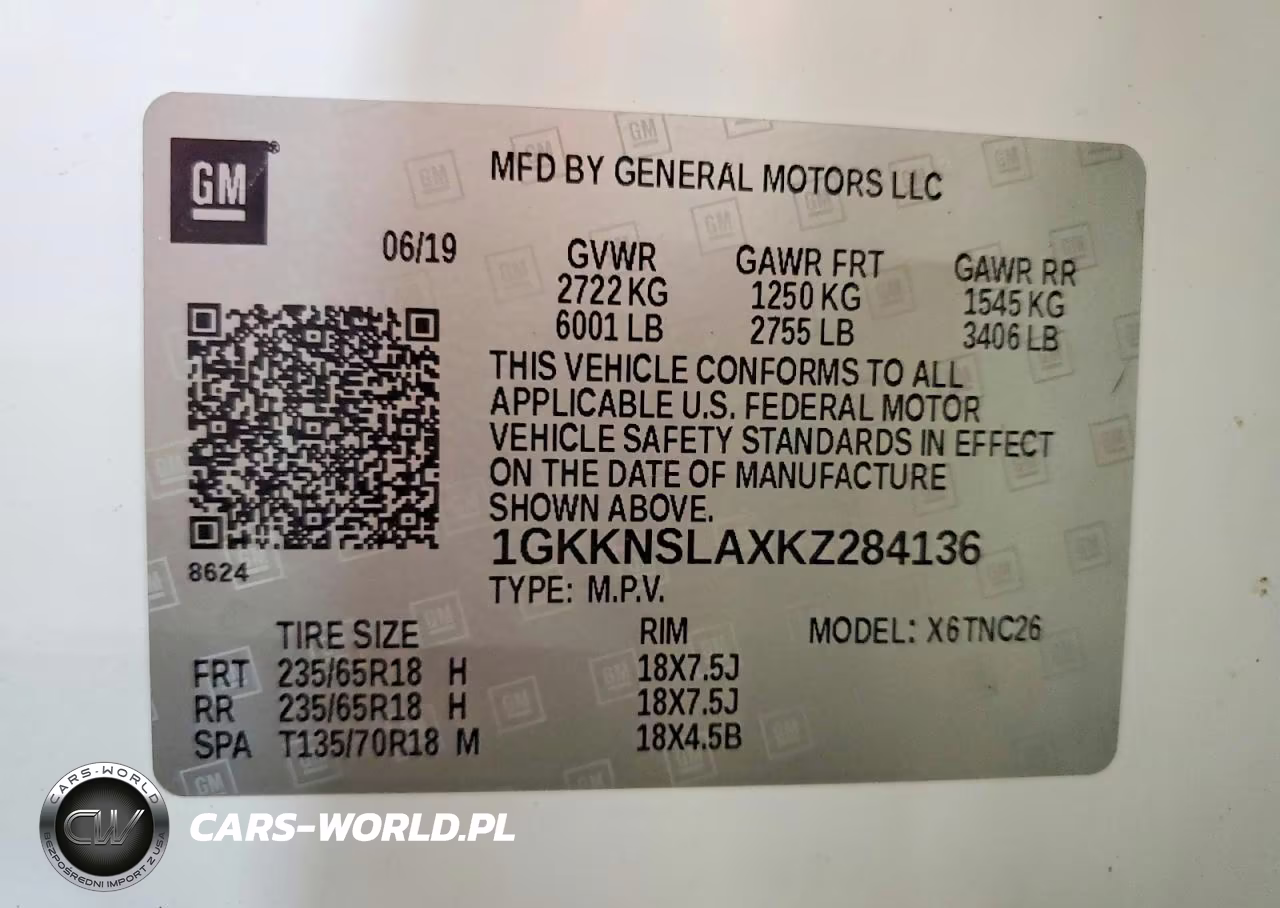 2019 GMC Acadia Sle VIN:1GKKNSLAXKZ284136 - 13