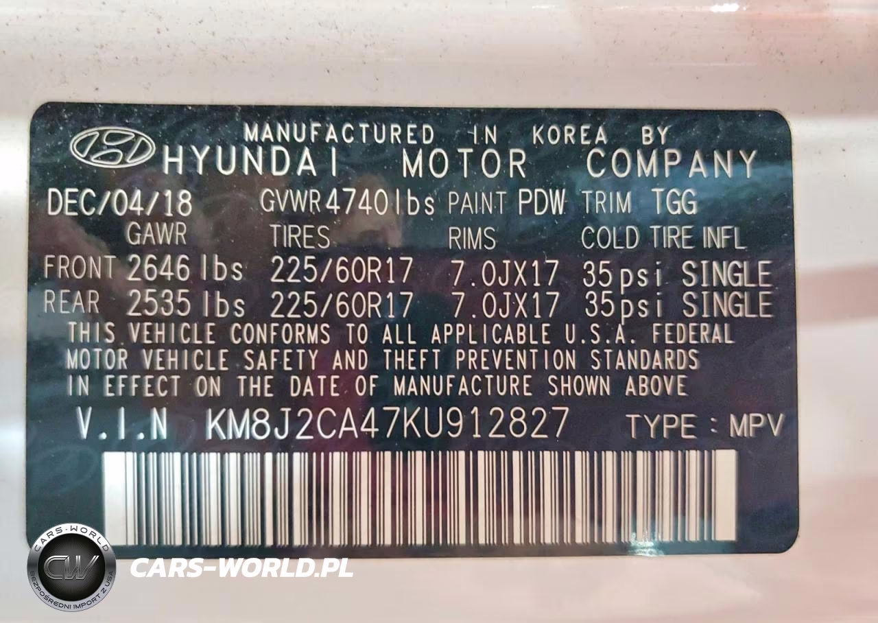 2019 Hyundai Tucson VIN:KM8J2CA47KU912827 - 13