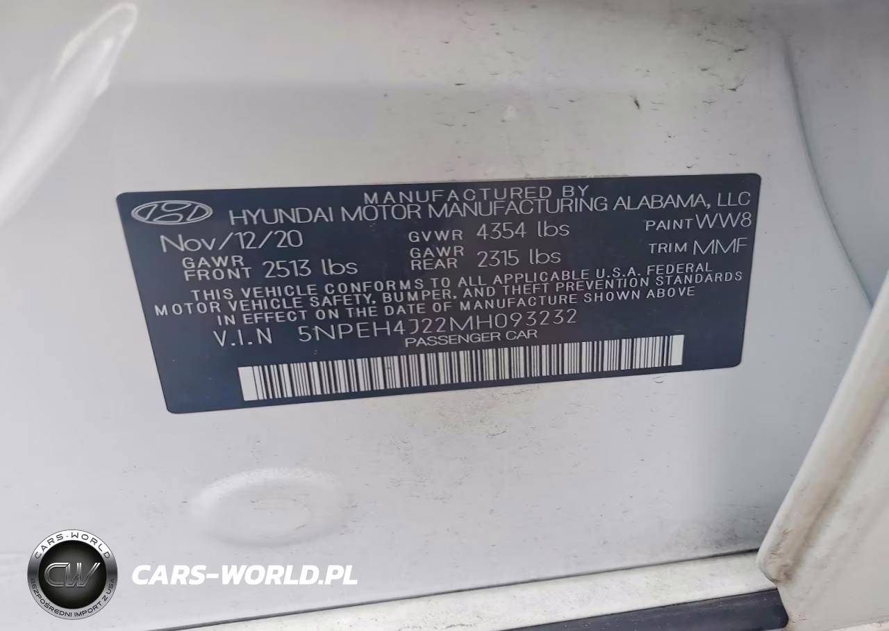 2021 Hyundai Sonata Limited VIN:5NPEH4J22MH093232 - 12