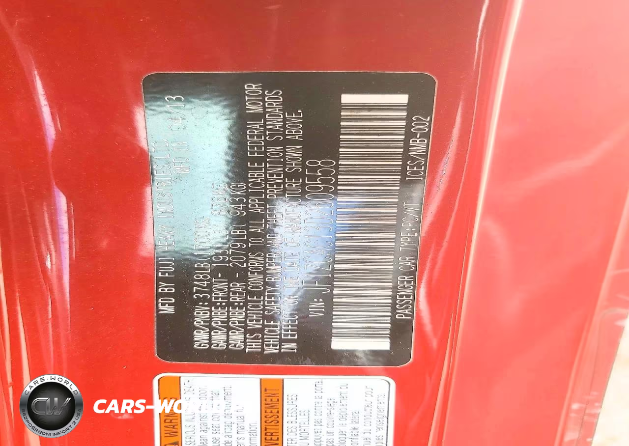 2013 Subaru Brz 2.0 Limited VIN:JF1ZCAC13D2609558 - 12