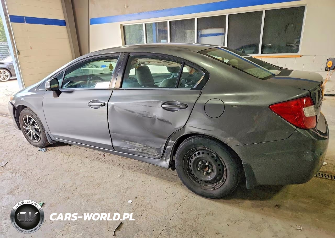 2012 Honda Civic Lx VIN:2HGFB2F56CH322226 - 2