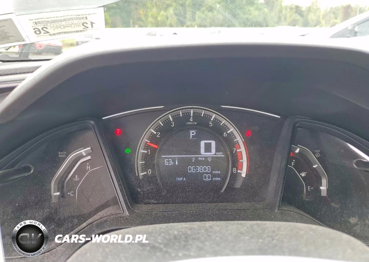 2017 Honda Civic Lx VIN:19XFC2F51HE228589 - 9
