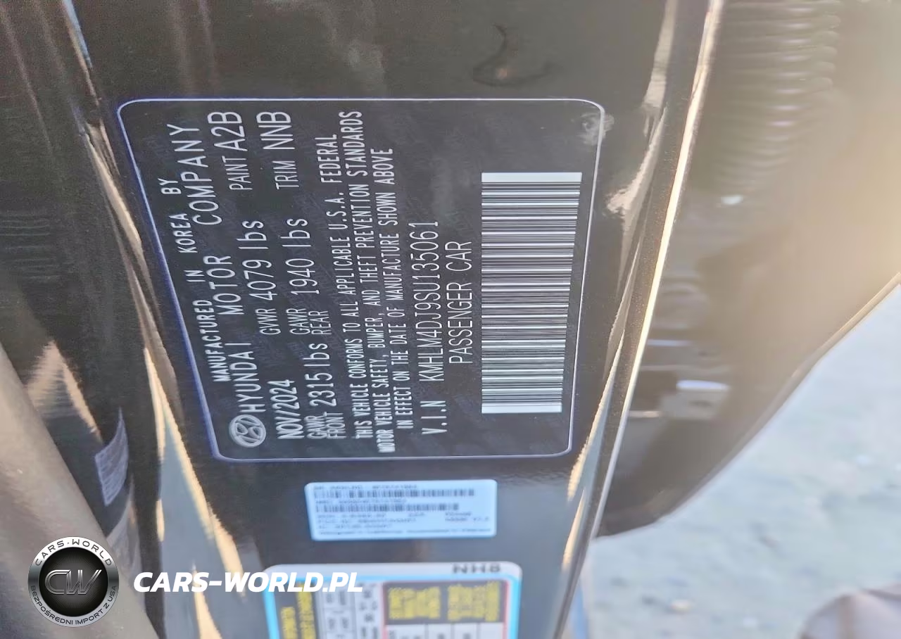 2025 Hyundai Elantra Hybrid Sel Sport VIN:KMHLM4DJ9SU135061 - 12