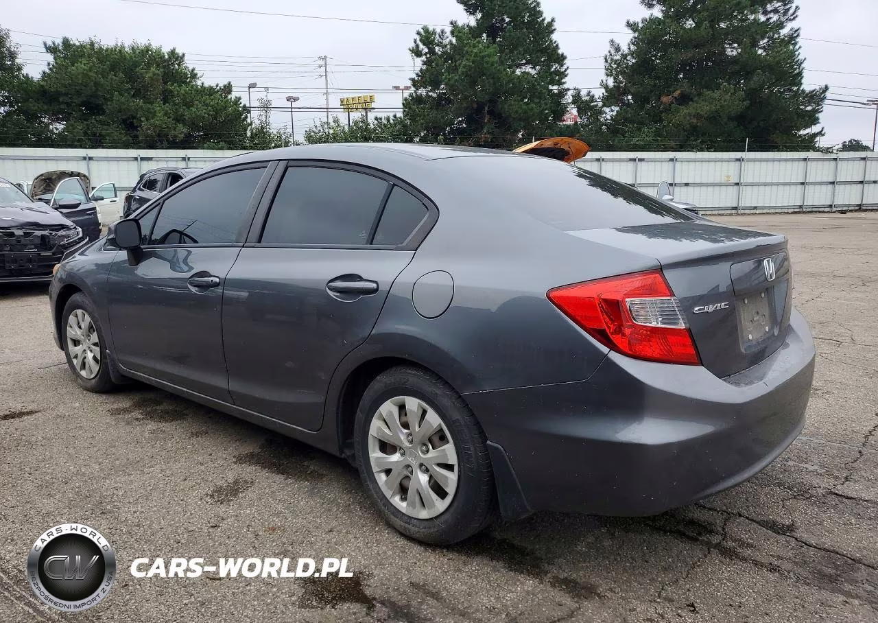 2012 Honda Civic Lx VIN:19XFB2E58CE066344 - 2