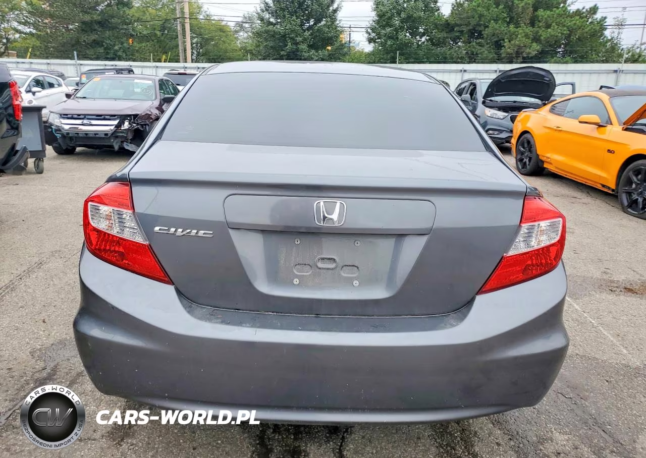 2012 Honda Civic Lx VIN:19XFB2E58CE066344 - 6