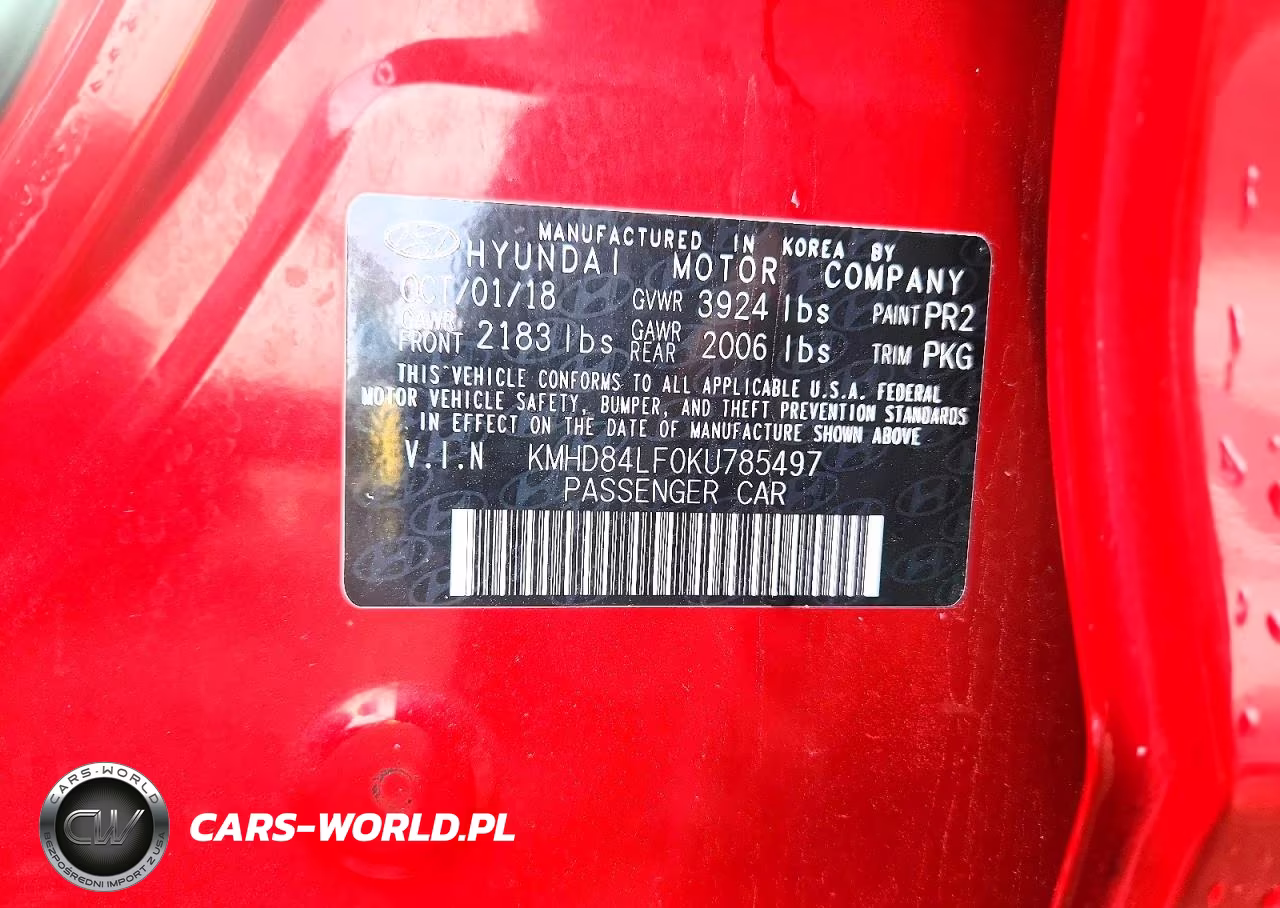 2019 Hyundai Elantra Value Edition VIN:KMHD84LF0KU785497 - 12
